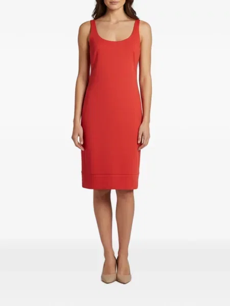 Rochie midi Dvf Diane Von Furstenberg roșu