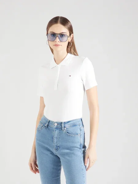 TOMMY HILFIGER Tricou alb