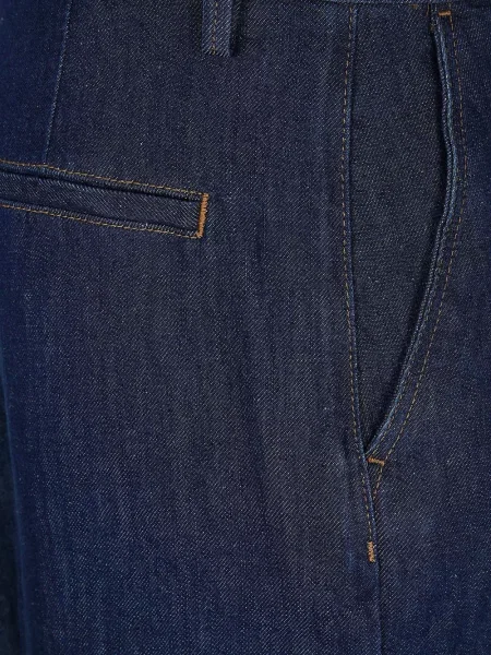 Blugi 7 For All Mankind cu picior lat albastru