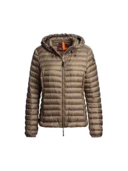 Kurtka puchowa Parajumpers z kapturem brązowa