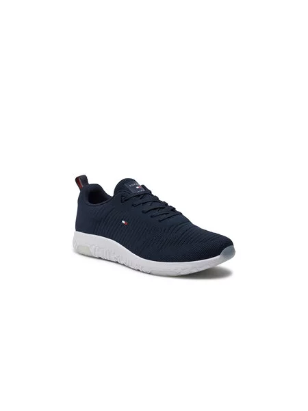 Sportcipők Tommy Hilfiger Corporate Knit Rib Runner Sötétkék