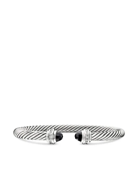 Brăţară David Yurman clasică argintiu