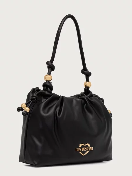 Love Moschino kabelka dámska kožená čierna