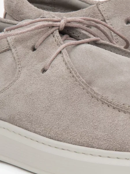 Велюрові Мокасини Estro сірий