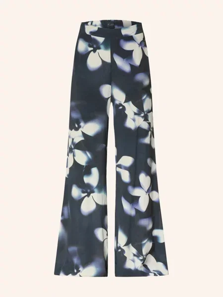 Ted Baker Kalhoty Sindria tmavě / krémová modrá
