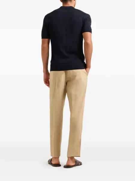 Polo Orlebar Brown din jacard albastru