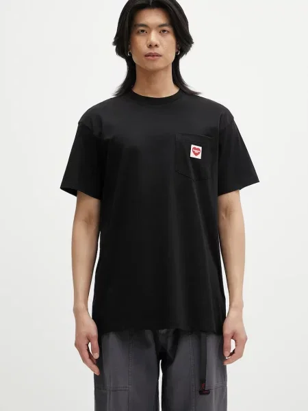 Carhartt WIP tricou din S/S Pocket Heart T-Shirt cu imprimeu negru