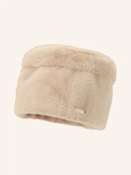 Seeberger Čepice Z Umělé Kožešiny Toque béžová