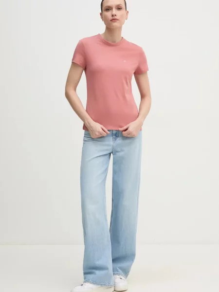 Calvin Klein kratka majica oranžna