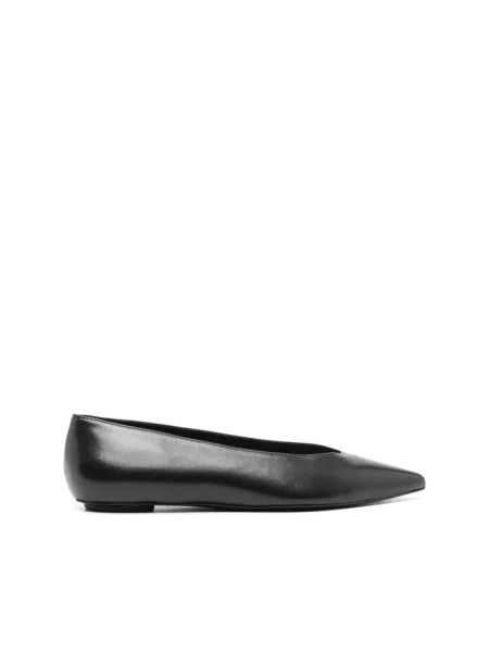 Balerinki Stuart Weitzman skórzane czarne