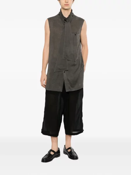 Pantaloni scurți Yohji Yamamoto negru