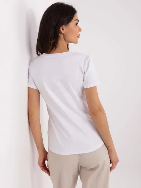Tricou Relevance alb