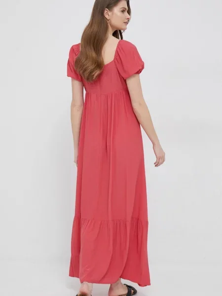 Šaty Pepe Jeans Bernardette maxi červená