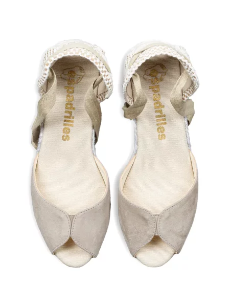 Espadrile Espadrilles cu pană cu legături