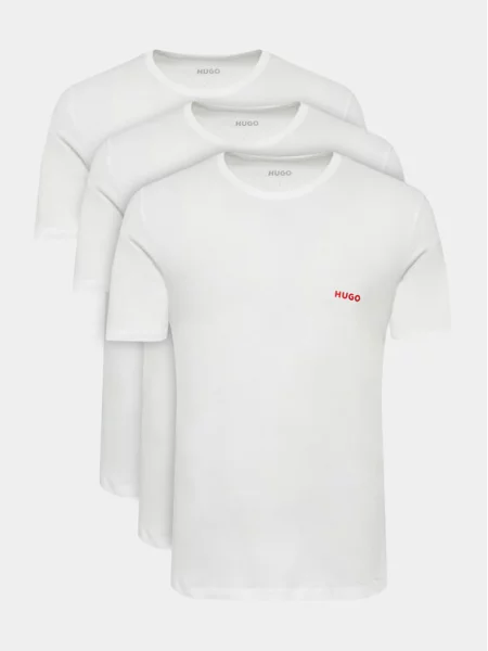 Hugo 3 db póló Regular Fit fehér