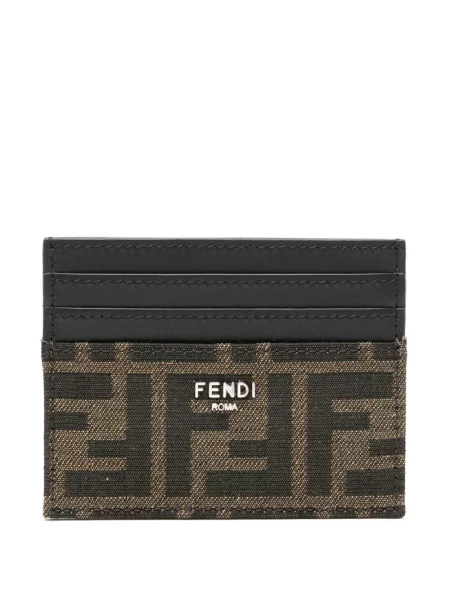 Portofel Fendi din piele maro