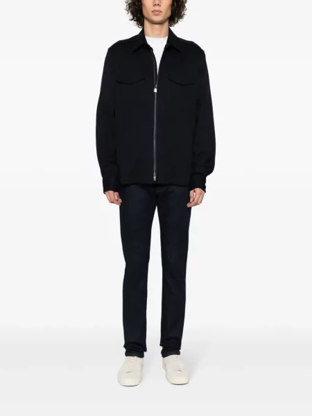 Proste jeansy Corneliani niebieskie