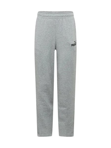PUMA Športne hlače Essentials siva črna