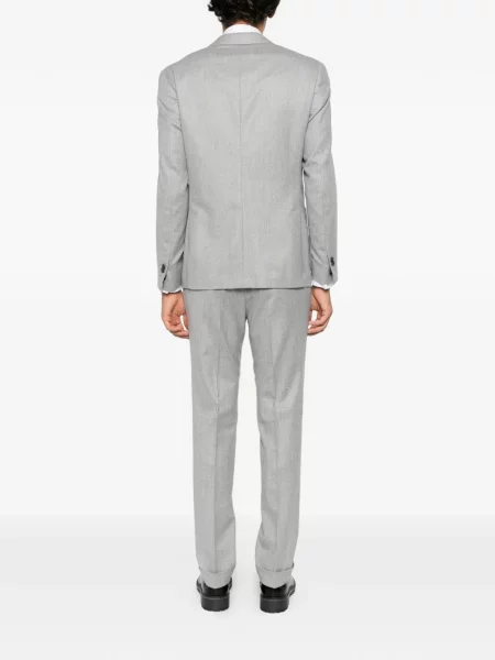 Costum Corneliani cu rever gri