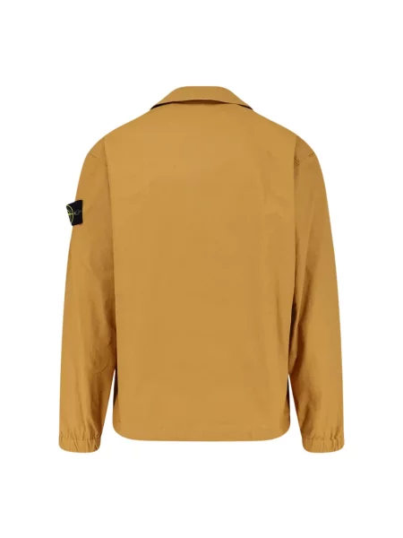 Lekka kurtka Stone Island z kamieniami żółta