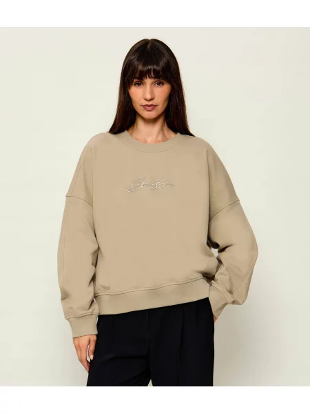 BOSS ORANGE Hanorac | Oversize fit bej