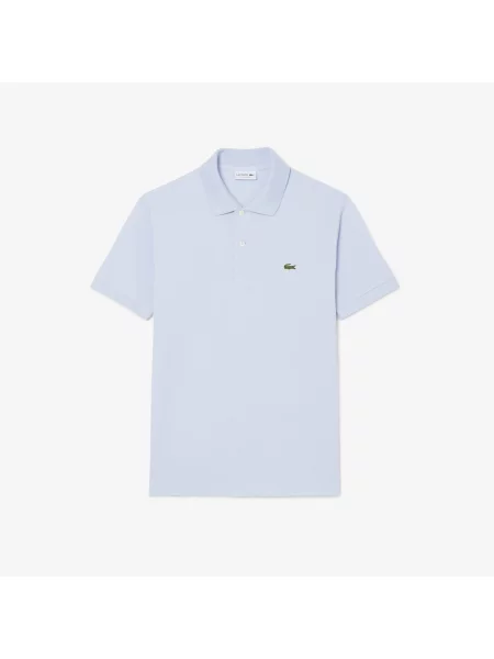 Поло Lacoste голубое
