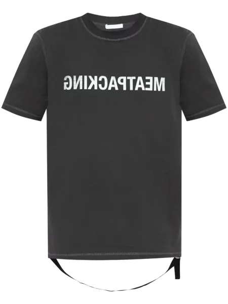 Tricou Helmut Lang cu imagine negru