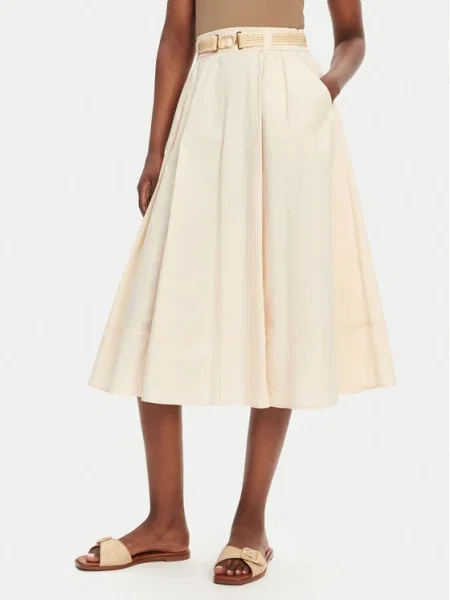 TWINSET Fustă trapez Écru roz