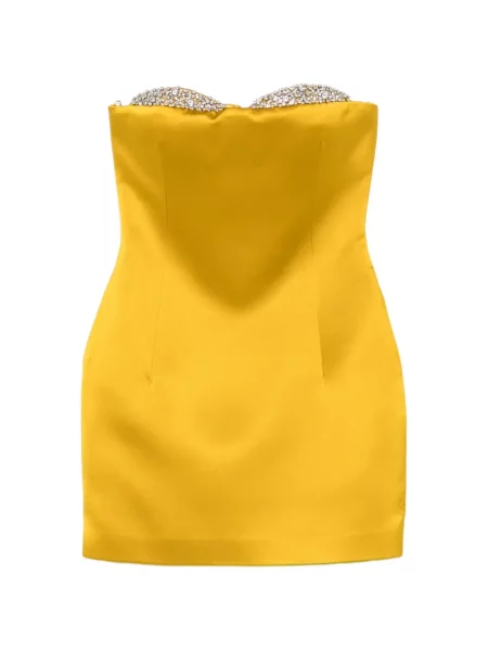 Rochie The New Arrivals Ilkyaz Ozel fără bretele galben