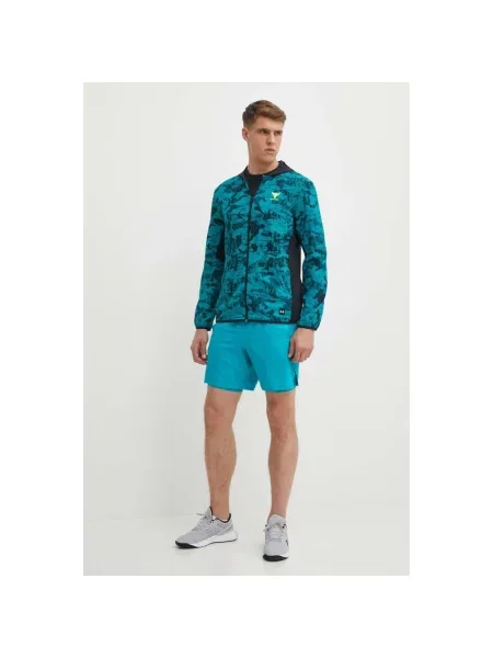 Bluza z kapturem Under Armour niebieska
