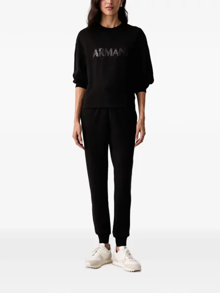 Lung hanorac Armani Exchange negru
