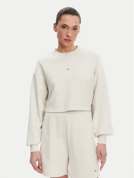 Μπλούζα Calvin Klein Jeans μπεζ