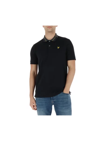 Koszulka polo Lyle & Scott czarna