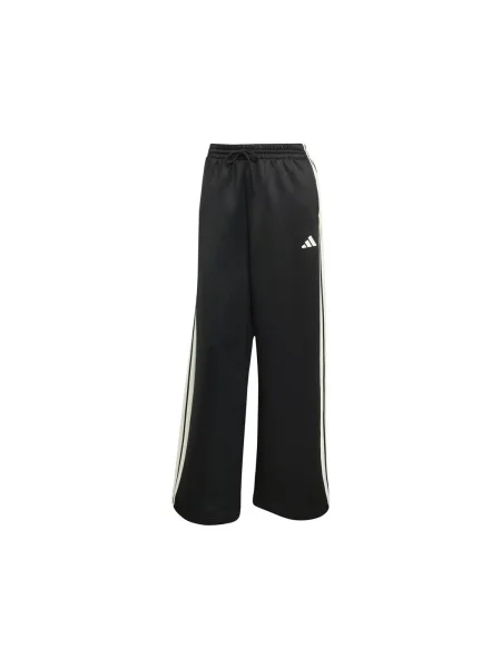 Pantaloni Adidas cu dungi alergare negru