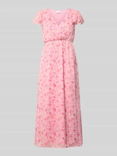 Sukienka midi we wzór na całej powierzchni model EMMA' Vila