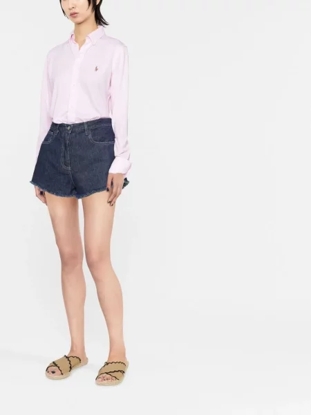 Pletené skinny ponožky Polo Ralph Lauren s polovičními zipem černé