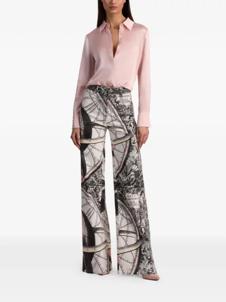 Blugi Alice + Olivia alb