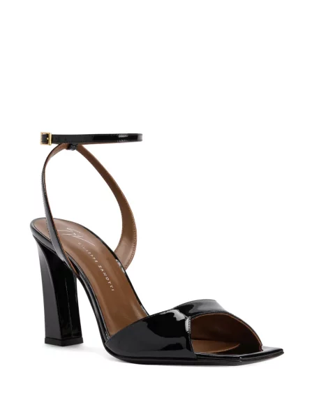 Sandale Giuseppe Zanotti cu vârf pătrat negru