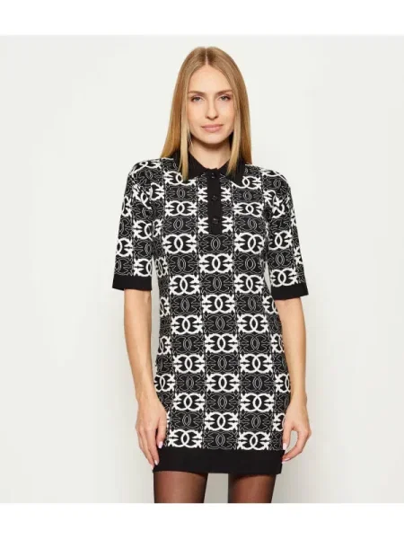 PINKO Rochie All or nothing abito tubino negru