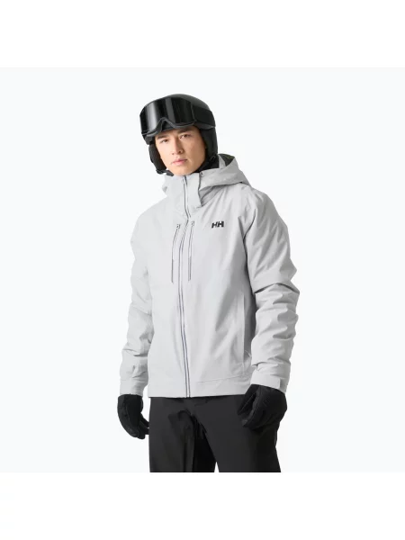 Geacă de schi pentru bărbați Helly Hansen Alpha Lifaloft grey fog gri