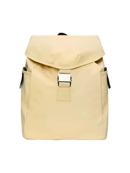 Rains plecak Valera Bucket Backpack W3 żółty duży gładki biały