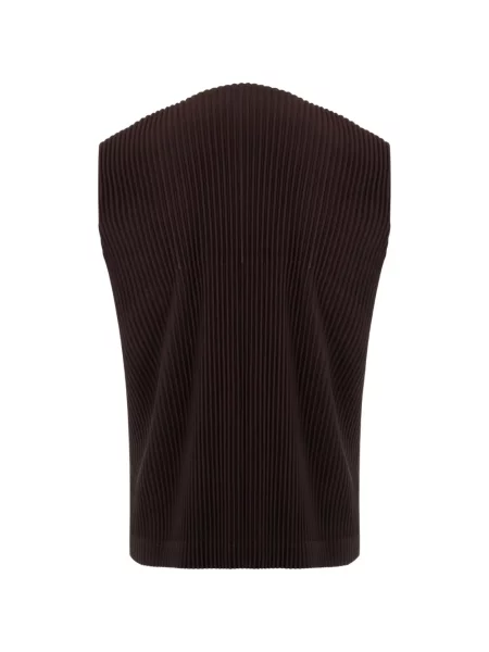 Γιλέκο Issey Miyake καφέ
