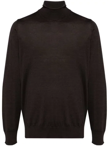 Sweter Caruso brązowy