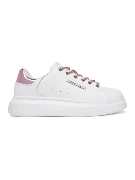 Sneakersy Just Cavalli skórzane białe