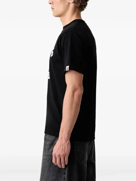 Tricou A Bathing Ape® cu imagine negru