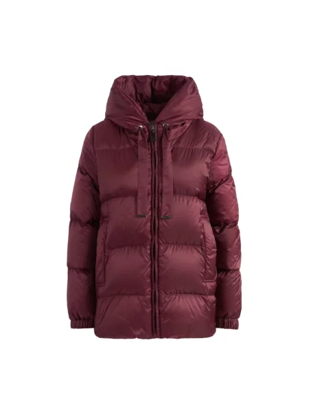 Kurtka puchowa Max Mara czerwona