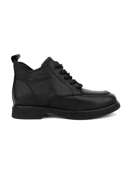 Botki Linda Baumann skórzane casual czarne