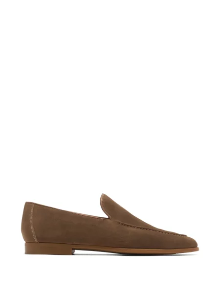 Pantofi loafer Magnanni din piele de căprioară maro
