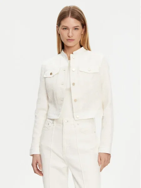 Guess Geacă de blugi Écru alb