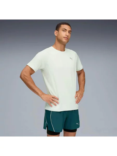 T-Shirt Puma M Run Velocity Tee Poly Dorośli zielona